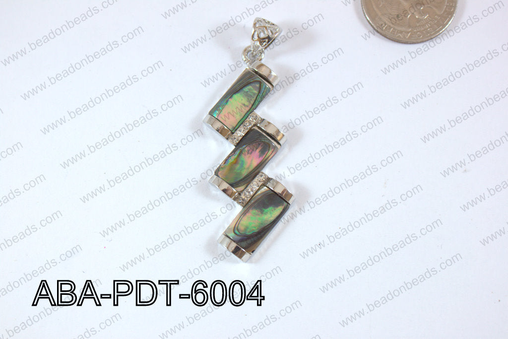 Abalone Pendant Step 20x60mm ABA-PDT-6004