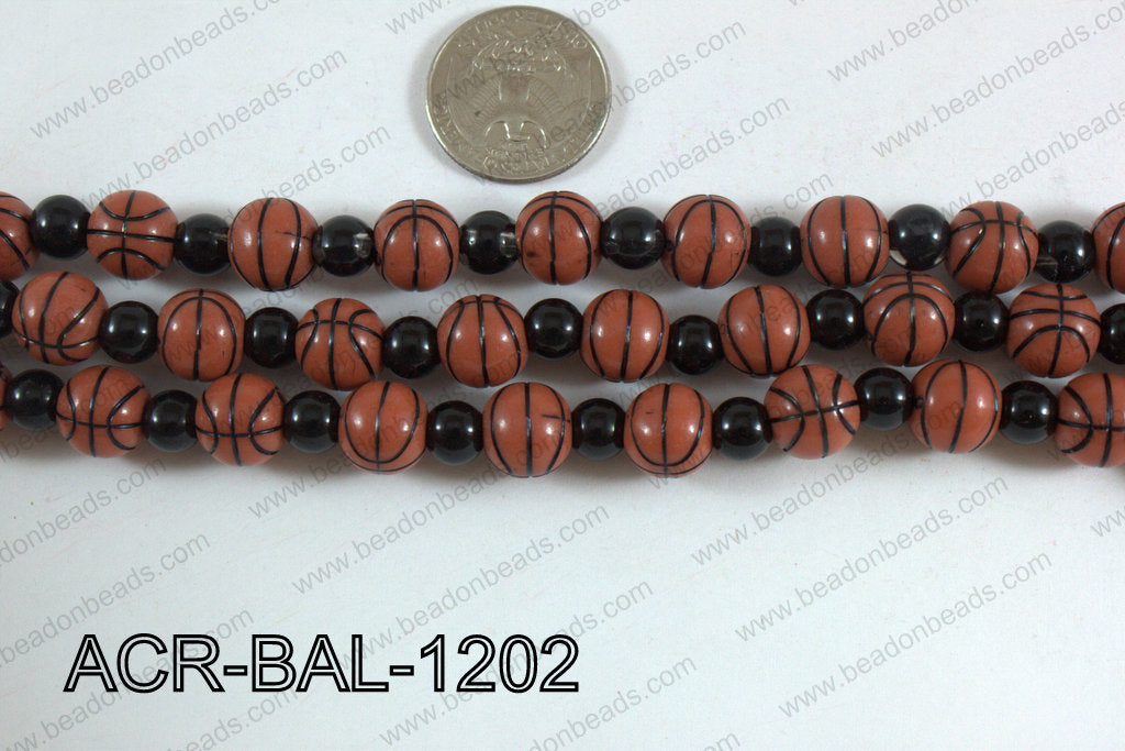 Acrylic Round Ball 12mm basketball ACR-BAL-1202
