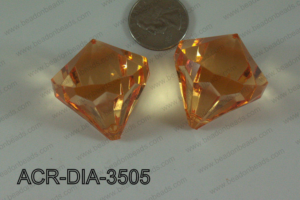 Acrylic Diamond Orange 35mm ACR-DIA-3505