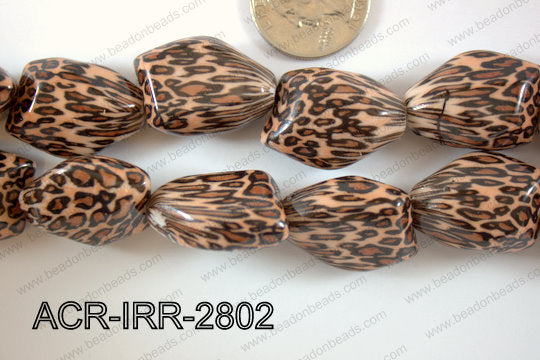 Acrylic Bead 20x28mm ACR-IRR-2802