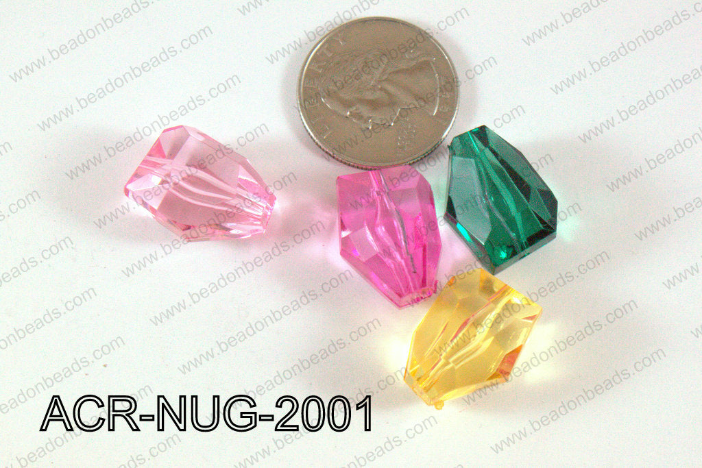 Acrylic Nugget Multicolor 20mm ACR-NUG-2001
