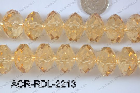 Acrylic Rondel 22mm ACR-RDL-2213