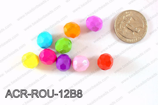 Acrylic Round 500g Bag 12mm ACR-ROU-12B8