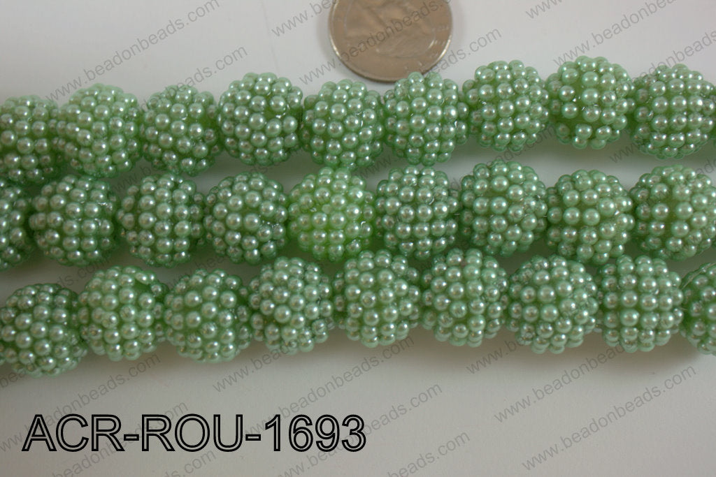 Acrylic Round 16mm Green ACR-ROU-1693