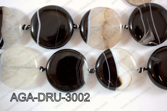 Agate- Druzy Coin 30mm AGA-DRU-3002