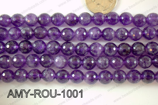 Amethyst Round Faceted 10mm AMY-ROU-1001