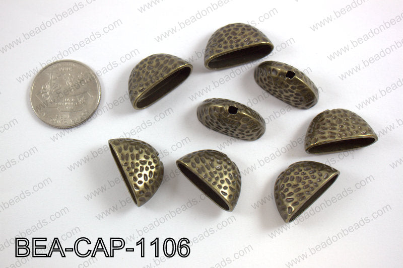 Bead cap 14X24mm, brass BEA-CAP-1106