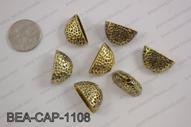 Bead cap 14X24mm, gold BEA-CAP-1108