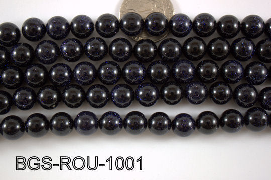 Blue Gold Stone Round 10mm BGS-ROU-1001