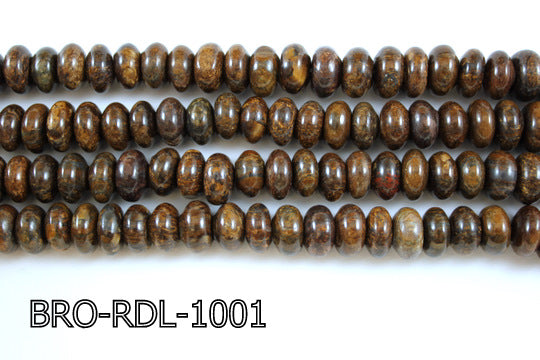 Bronzite Rondel 10mm BRO-RDL-1001