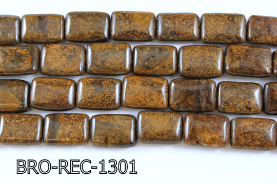 Bronzite Rectangle 13x18mm BRO-REC-1301