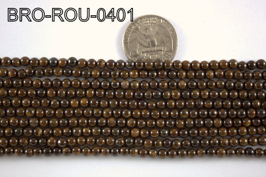 Bronzite Round 4mm BRO-ROU-0401