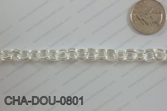 Chain Double Loop 8mm 16.4' CHA-DOU-0801