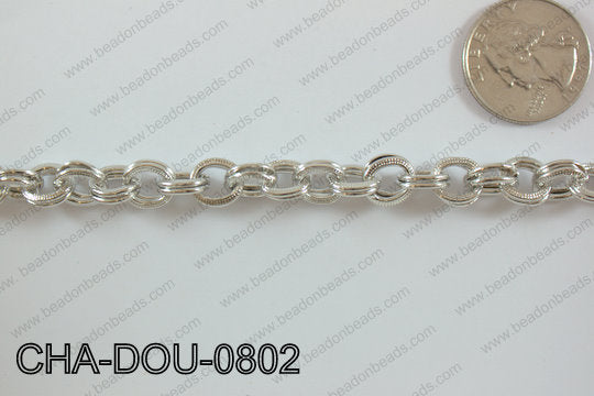 Chain Double Loop 8mm 16.4' CHA-DOU-0802