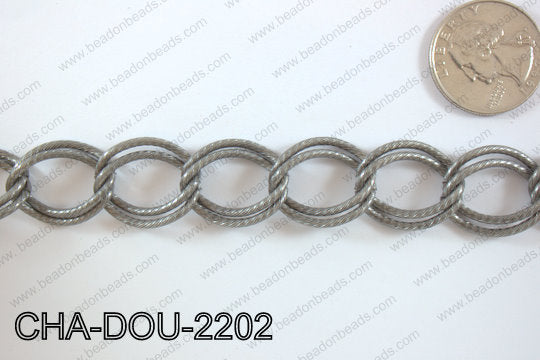 Chain Double Loop 22mm 16.4' CHA-DOU-2202
