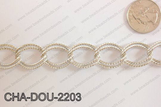 Chain Double Loop 22mm 16.4' CHA-DOU-2203