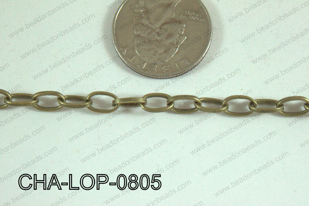 Loop Chain Bronze 8mm CHA-LOP-0805