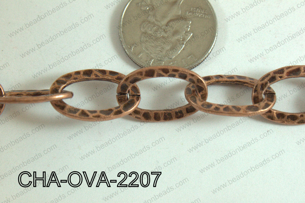 Oval Chain Copper 22x14mm CHA-OVA-2207