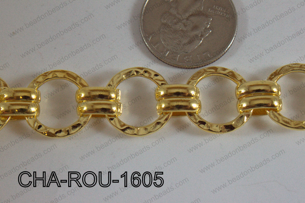 Decorative Round Chain Gold 16mm CHA-ROU-1605