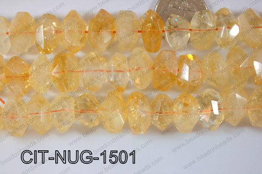 Citrine Nugget 10x15mm CIT-NUG-1501