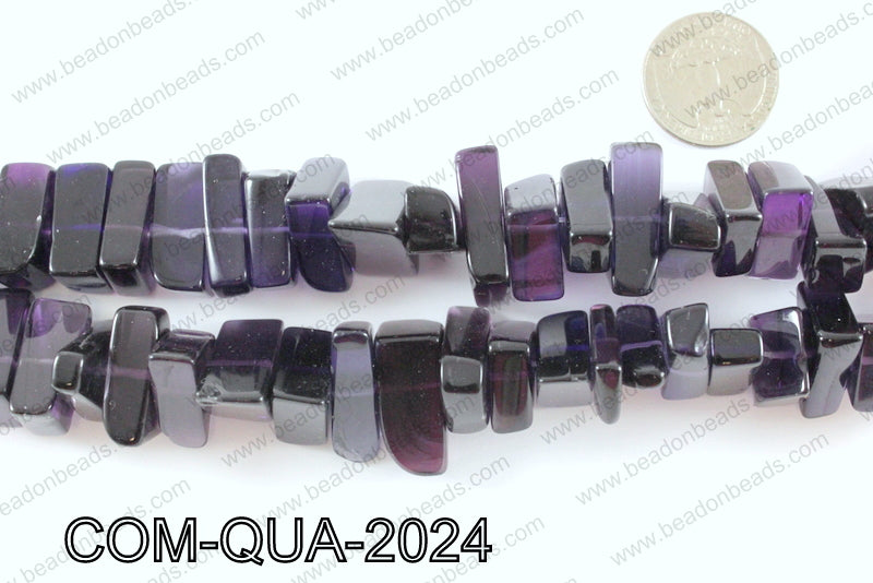 Composite quartz chips 10x20mmCOM-QUA-2024