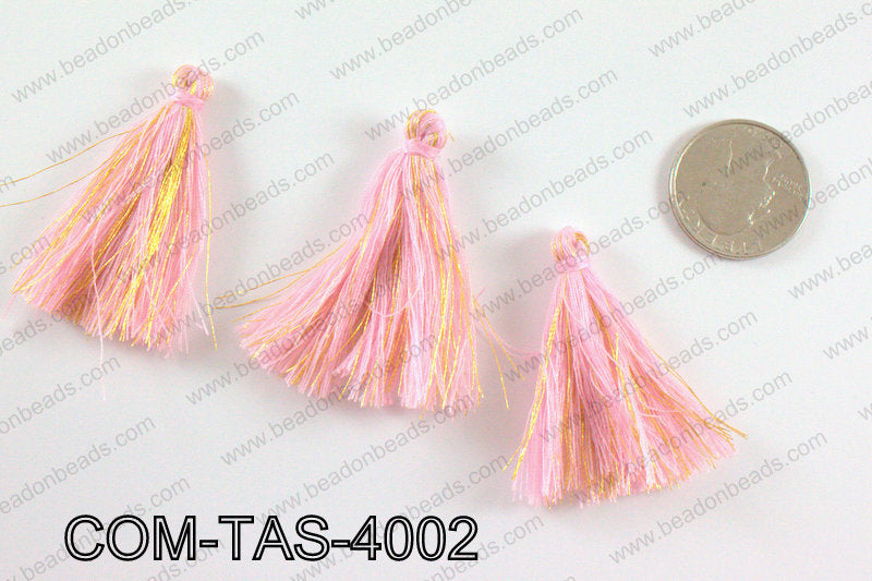Thread tassels 38mm, PinkCOM-TAS-4002