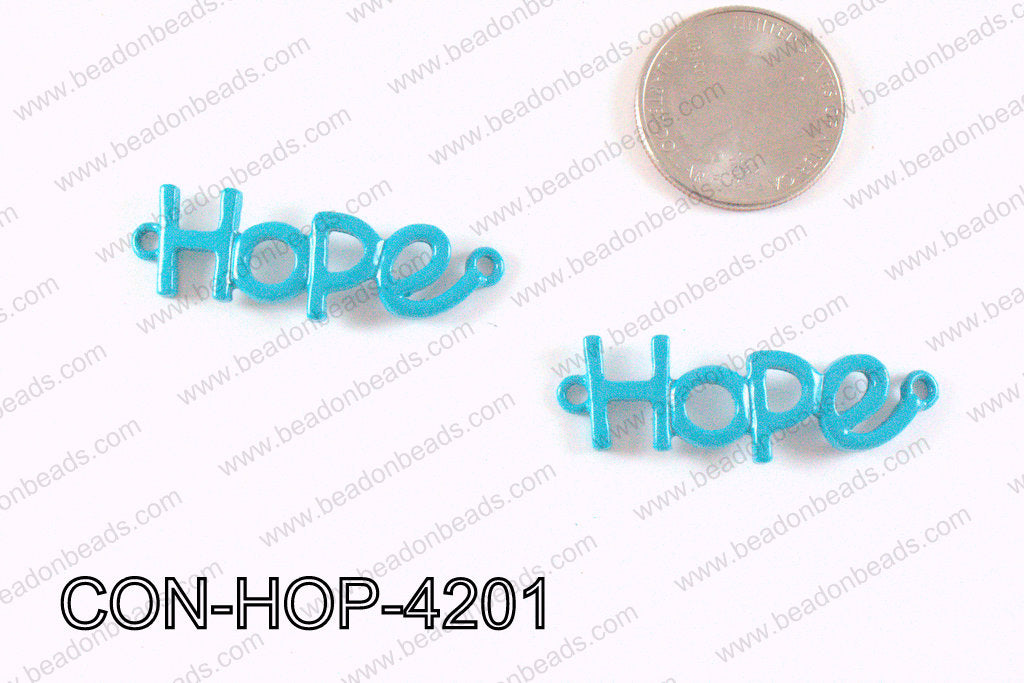 Hope Connector Turquoise 42x12mm CON-HOP-4201