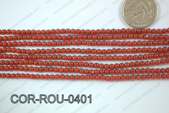 Coral Round 4mm COR-ROU-0401