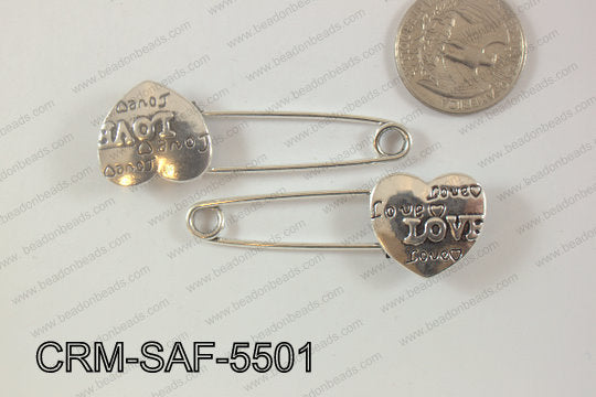 Safety pin 20x55mm CRM-SAF-5501