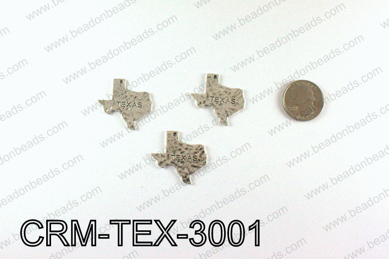 Texas Charms 30x31mm, Silver CRM-TEX-3001