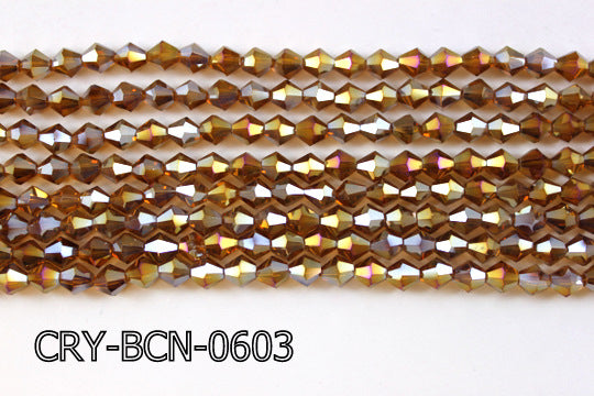 Angelic Crystal Faceted BiCone 6mm CRY-BCN-0603