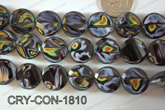 Angelic Crystal Coin 18mm CRY-CON-1810