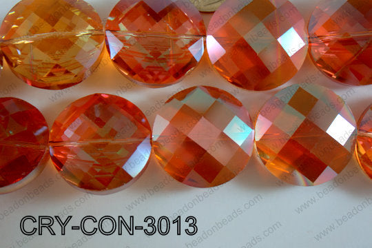 Angelic Crystal Coin 30mm CRY-CON-3013