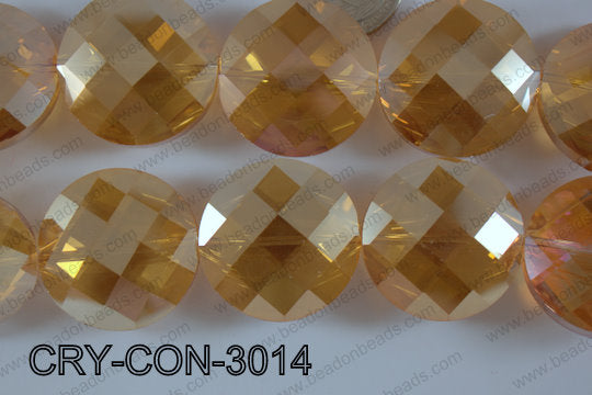 Angelic Crystal Coin 30mm CRY-CON-3014