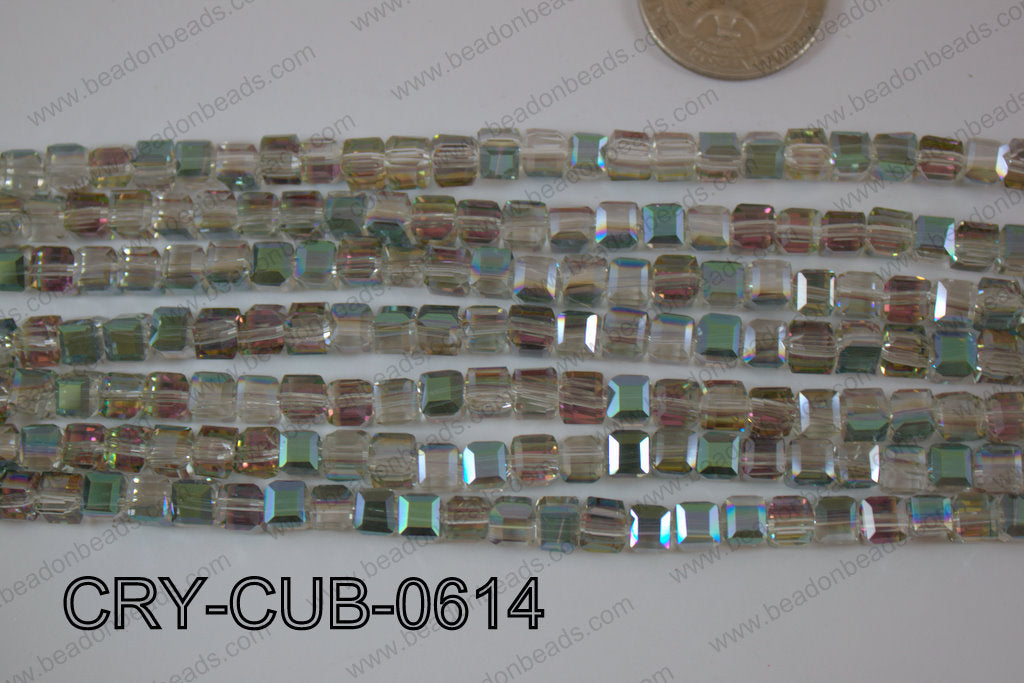Angelic Crystals Cube 6mm CRY-CUB-0614