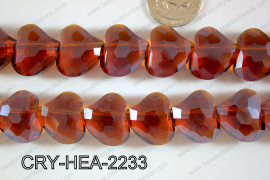 Angelic Crystal Abstract Heart 22mm CRY-HEA-2233
