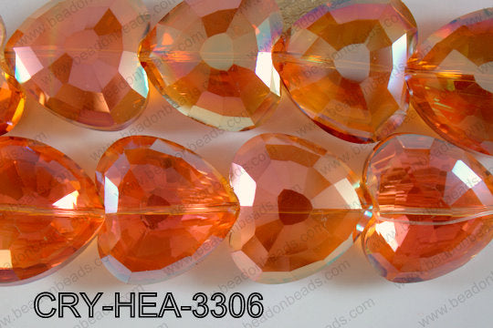 Angelic Crystal Heart 33mm CRY-HEA-3306