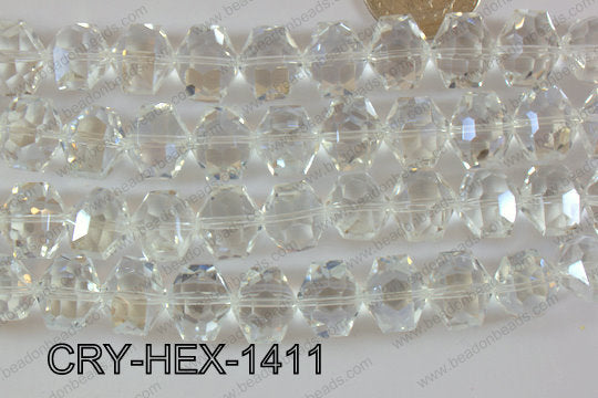 Angelic Crystal Hexagon 14mm CRY-HEX-1411