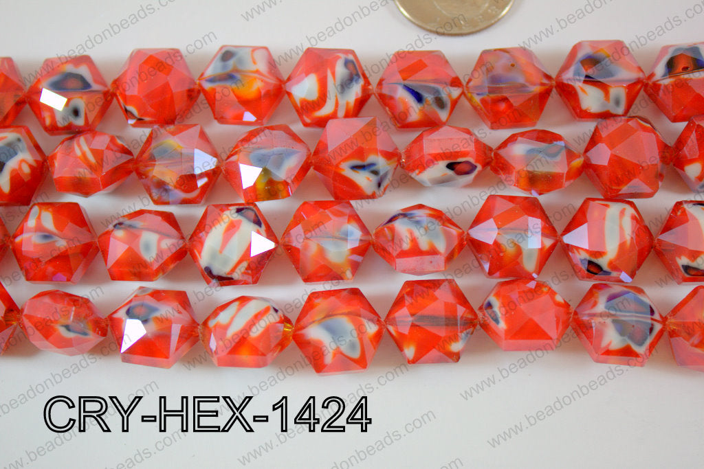 Angelic Crystals Hexagon 12x14mm CRY-HEX-1424