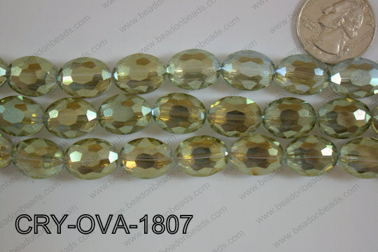 Angelic Crystal Faceted Oval 12x16mm CRY-OVA-1807