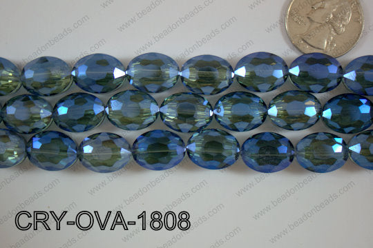 Angelic Crystal Faceted Oval 12x16mm CRY-OVA-1808
