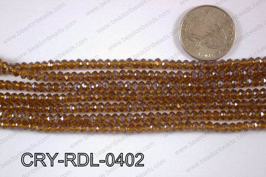 Crystal Rondel 4mm CRY-RDL-0402