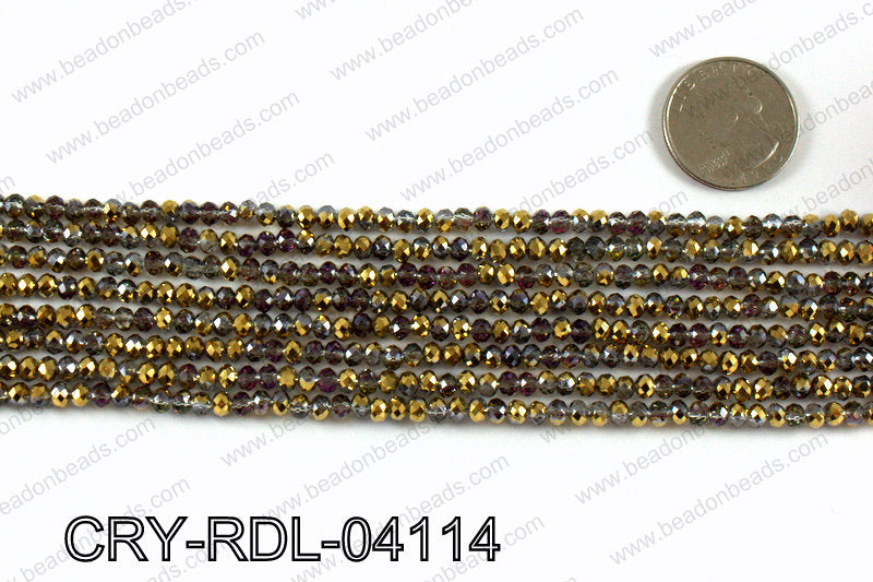 Angelic Crystals Rondels 4mm CRY-RDL-04114