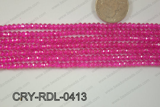 Crystal Rondel 4mm CRY-RDL-0413