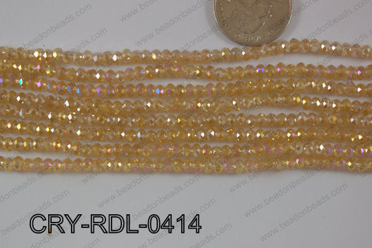 Crystal Rondel 4mm CRY-RDL-0414