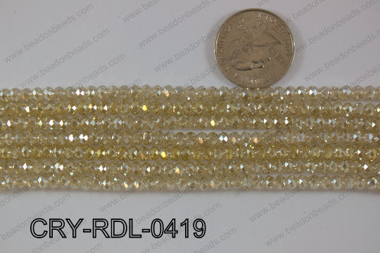Crystal Rondel 4mm CRY-RDL-0419