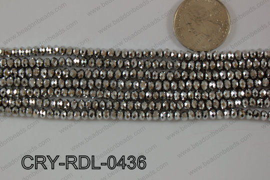Crystal Rondel 4mm CRY-RDL-0436