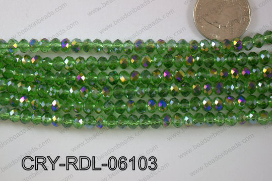 Crystal Rondel 6mm CRY-RDL-06103