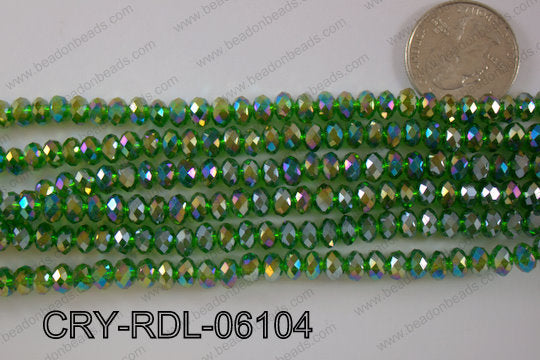 Crystal Rondel 6mm CRY-RDL-06104