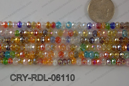 Crystal Rondel 6mm CRY-RDL-06110